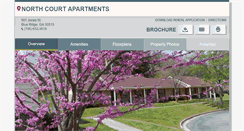 Desktop Screenshot of apartmentsblueridge.com